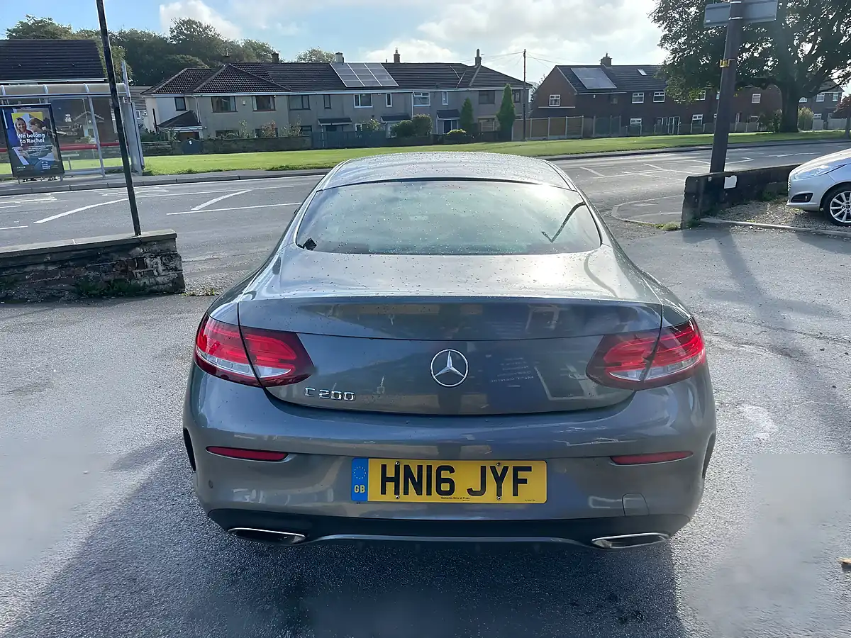 Used 2016 Mercedes-Benz C Class AMG Line Grey - Interior and Exterior details 4