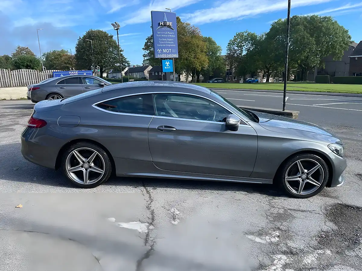 Used 2016 Mercedes-Benz C Class AMG Line Grey - Interior and Exterior details 7
