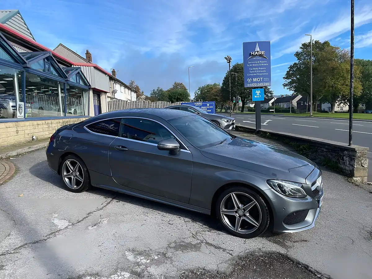 Used 2016 Mercedes-Benz C Class AMG Line Grey - Interior and Exterior details 8