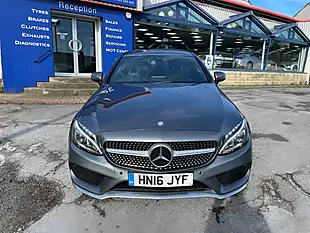 Used 2016 Mercedes-Benz C Class AMG Line Grey - Interior and Exterior details 9