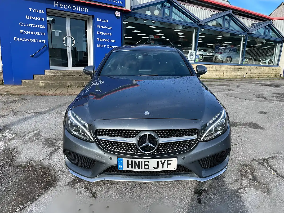Used 2016 Mercedes-Benz C Class AMG Line Grey - Interior and Exterior details 9
