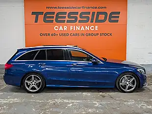 Used 2016 Mercedes-Benz C-Class AMG Line (premium) Blue - Interior and Exterior details 10