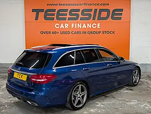 Used 2016 Mercedes-Benz C-Class AMG Line (premium) Blue - Interior and Exterior details 13