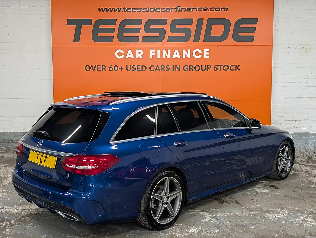 Used 2016 Mercedes-Benz C-Class AMG Line (premium) Blue - Interior and Exterior details 13