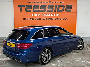 Used 2016 Mercedes-Benz C-Class AMG Line (premium) Blue - Interior and Exterior details 14