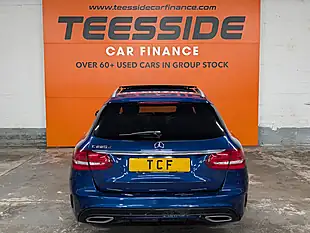 Used 2016 Mercedes-Benz C-Class AMG Line (premium) Blue - Interior and Exterior details 16