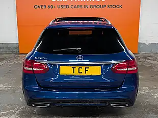 Used 2016 Mercedes-Benz C-Class AMG Line (premium) Blue - Interior and Exterior details 17