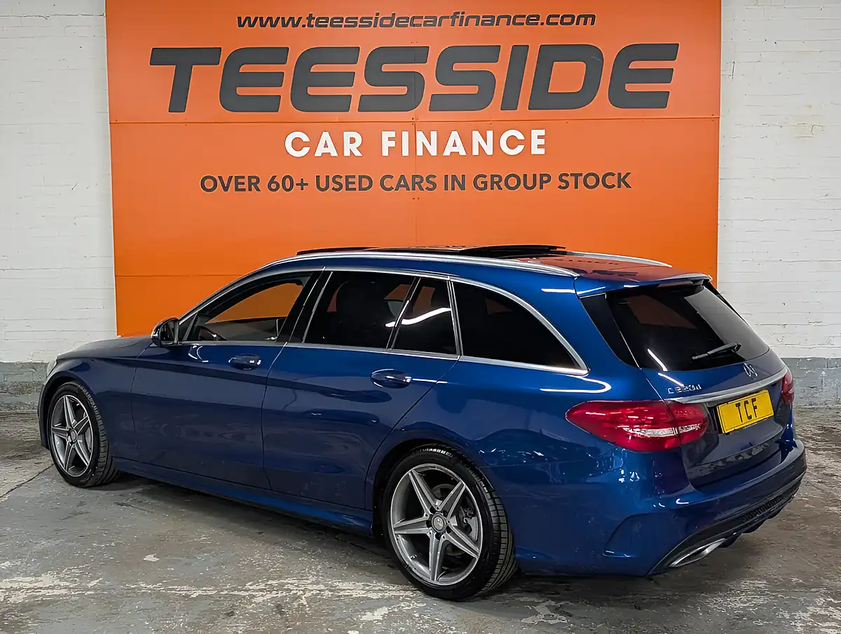 Used 2016 Mercedes-Benz C-Class AMG Line (premium) Blue - Interior and Exterior details 18