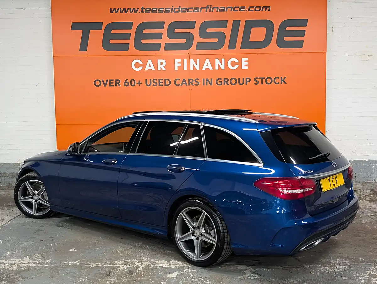 Used 2016 Mercedes-Benz C-Class AMG Line (premium) Blue - Interior and Exterior details 19