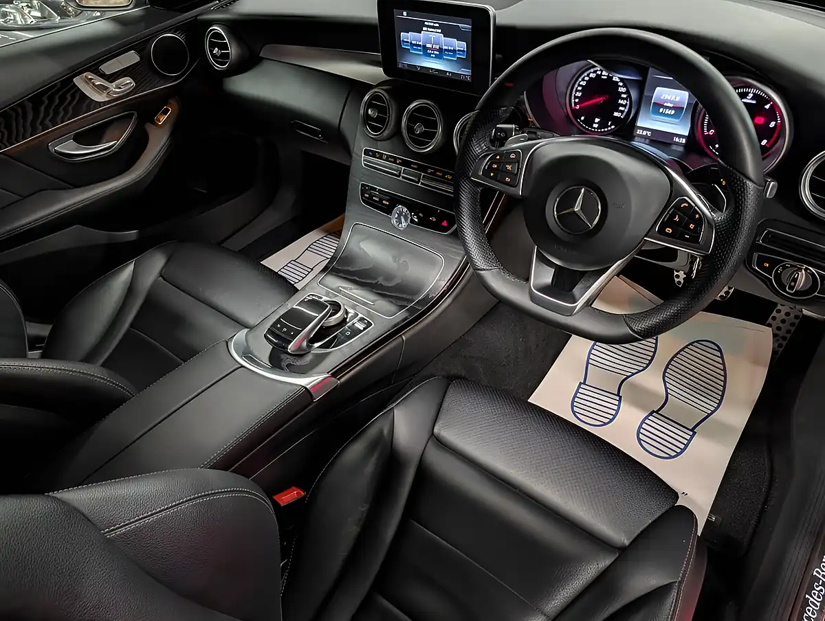 Used 2016 Mercedes-Benz C-Class AMG Line (premium) Blue - Interior and Exterior details 2