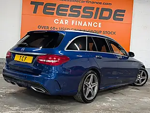 Used 2016 Mercedes-Benz C-Class AMG Line (premium) Blue - Interior and Exterior details 3