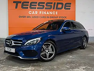 Used 2016 Mercedes-Benz C-Class AMG Line (premium) Blue - Interior and Exterior details 4