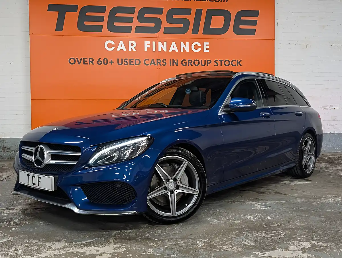 Used 2016 Mercedes-Benz C-Class AMG Line (premium) Blue - Interior and Exterior details 4