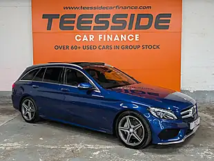 Used 2016 Mercedes-Benz C-Class AMG Line (premium) Blue - Interior and Exterior details 7