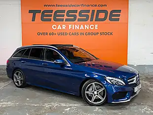 Used 2016 Mercedes-Benz C-Class AMG Line (premium) Blue - Interior and Exterior details 8