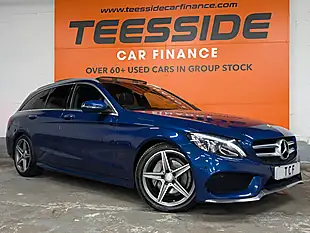 Used 2016 Mercedes-Benz C-Class AMG Line (premium) Blue - Interior and Exterior details 9