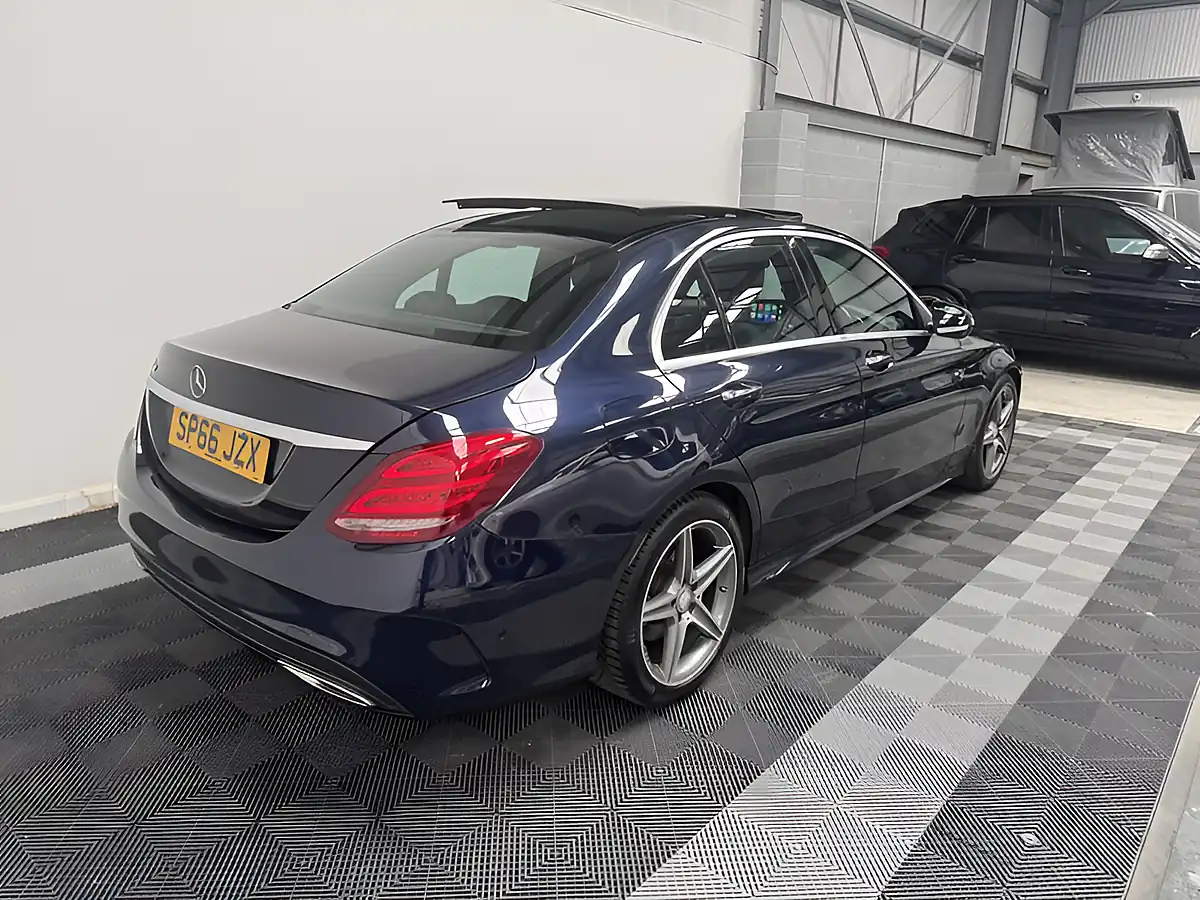 Used 2016 Mercedes-Benz C-Class AMG Line Premium+ Blue - Interior and Exterior details 10