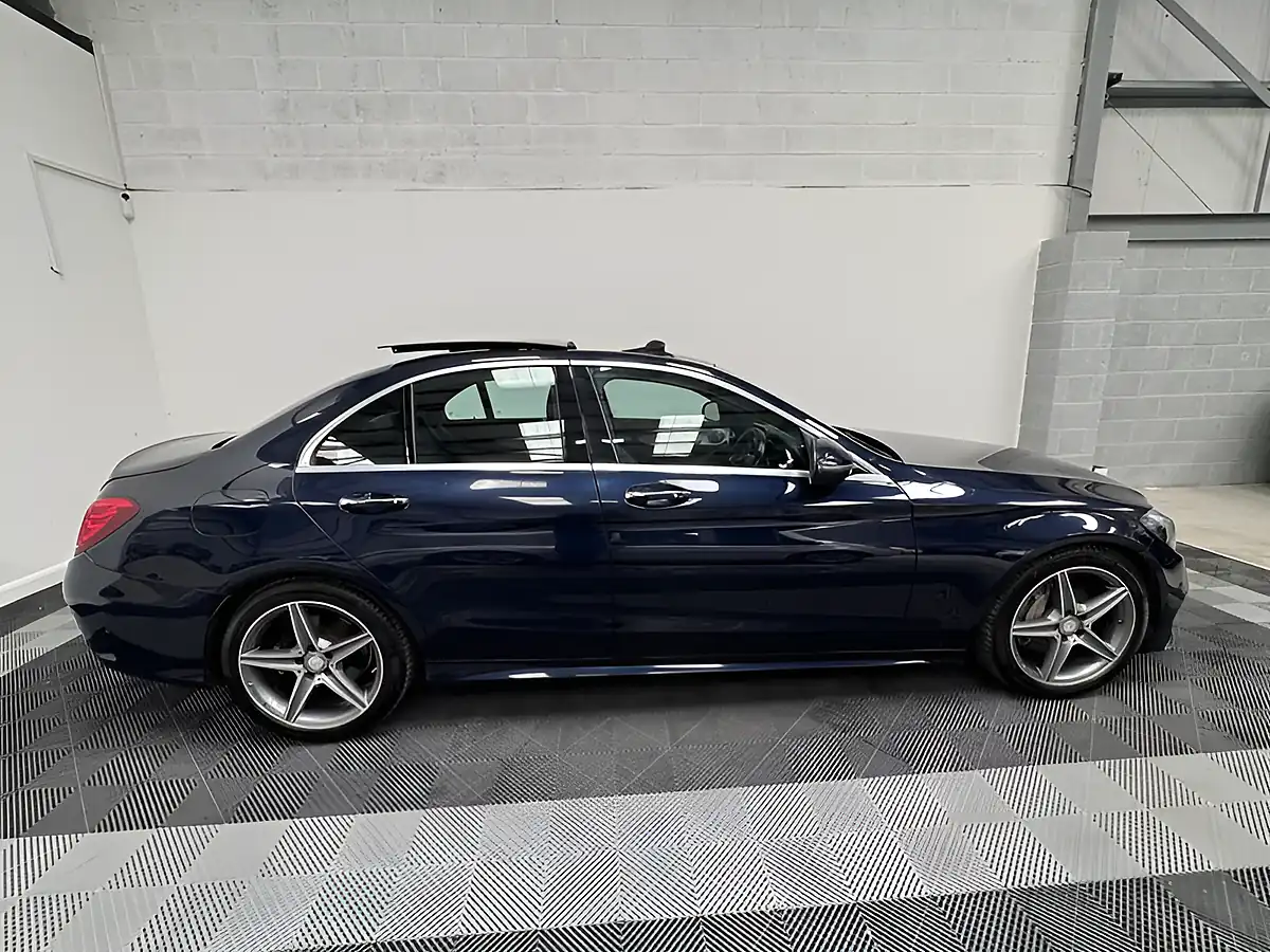 Used 2016 Mercedes-Benz C-Class AMG Line Premium+ Blue - Interior and Exterior details 12