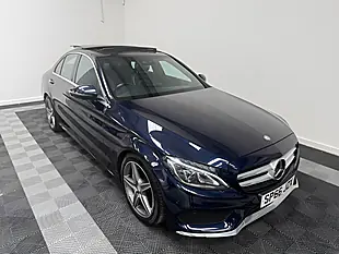 Used 2016 Mercedes-Benz C-Class AMG Line Premium+ Blue - Interior and Exterior details 2