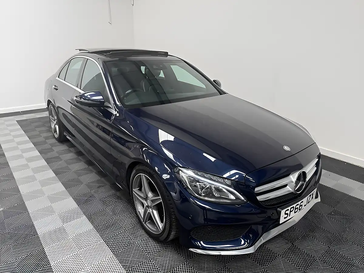 Used 2016 Mercedes-Benz C-Class AMG Line Premium+ Blue - Interior and Exterior details 2
