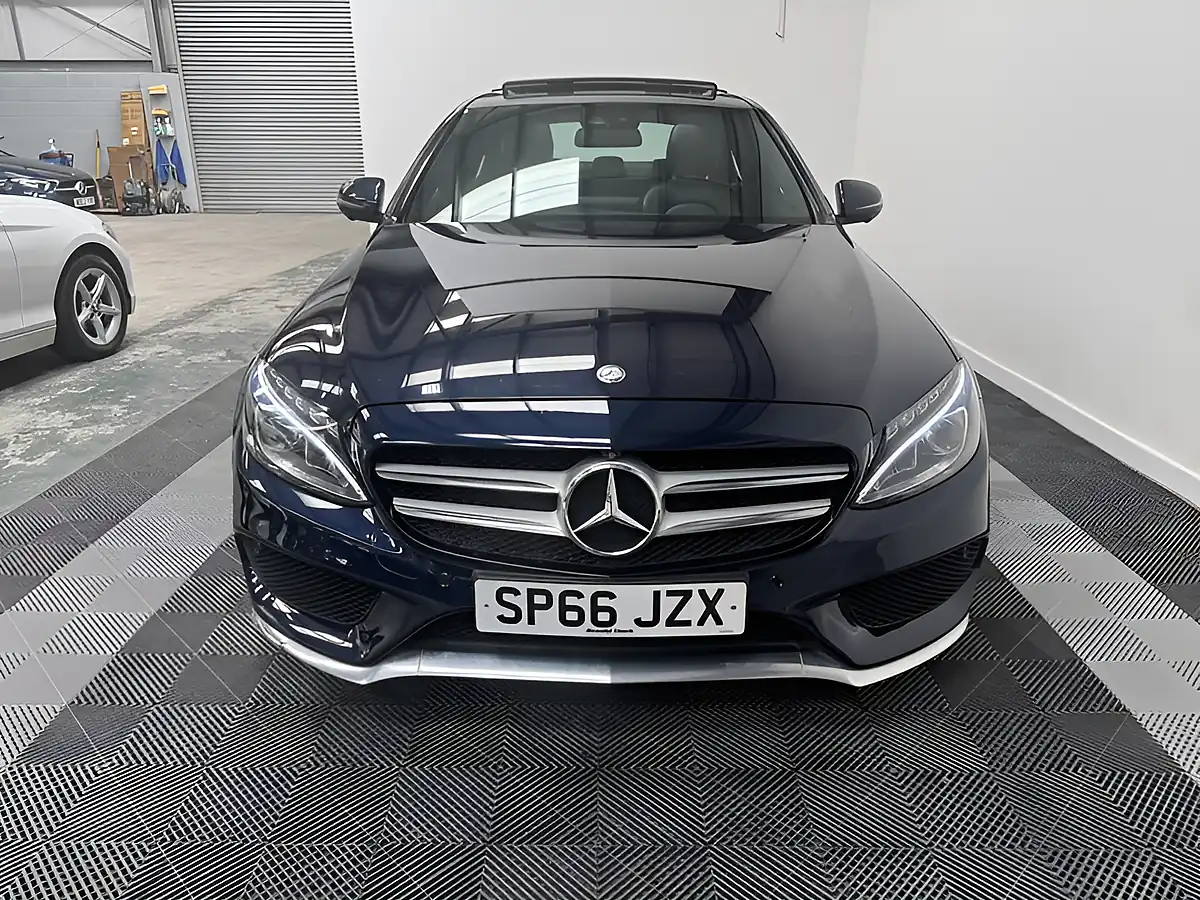 Used 2016 Mercedes-Benz C-Class AMG Line Premium+ Blue - Interior and Exterior details 4