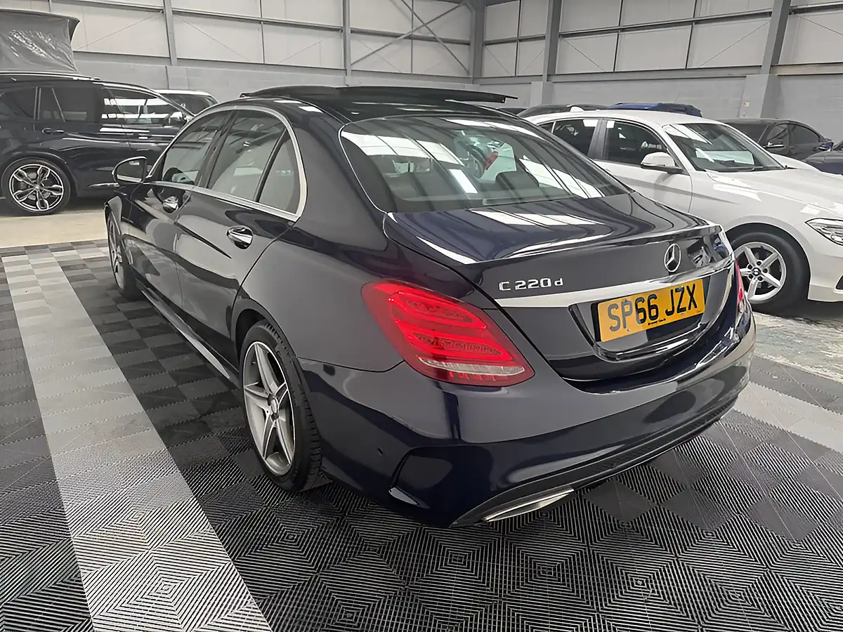 Used 2016 Mercedes-Benz C-Class AMG Line Premium+ Blue - Interior and Exterior details 8
