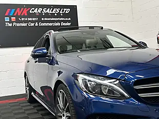Used 2016 Mercedes-Benz C Class AMG Line Premium Blue - Interior and Exterior details 10