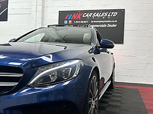 Used 2016 Mercedes-Benz C Class AMG Line Premium Blue - Interior and Exterior details 11