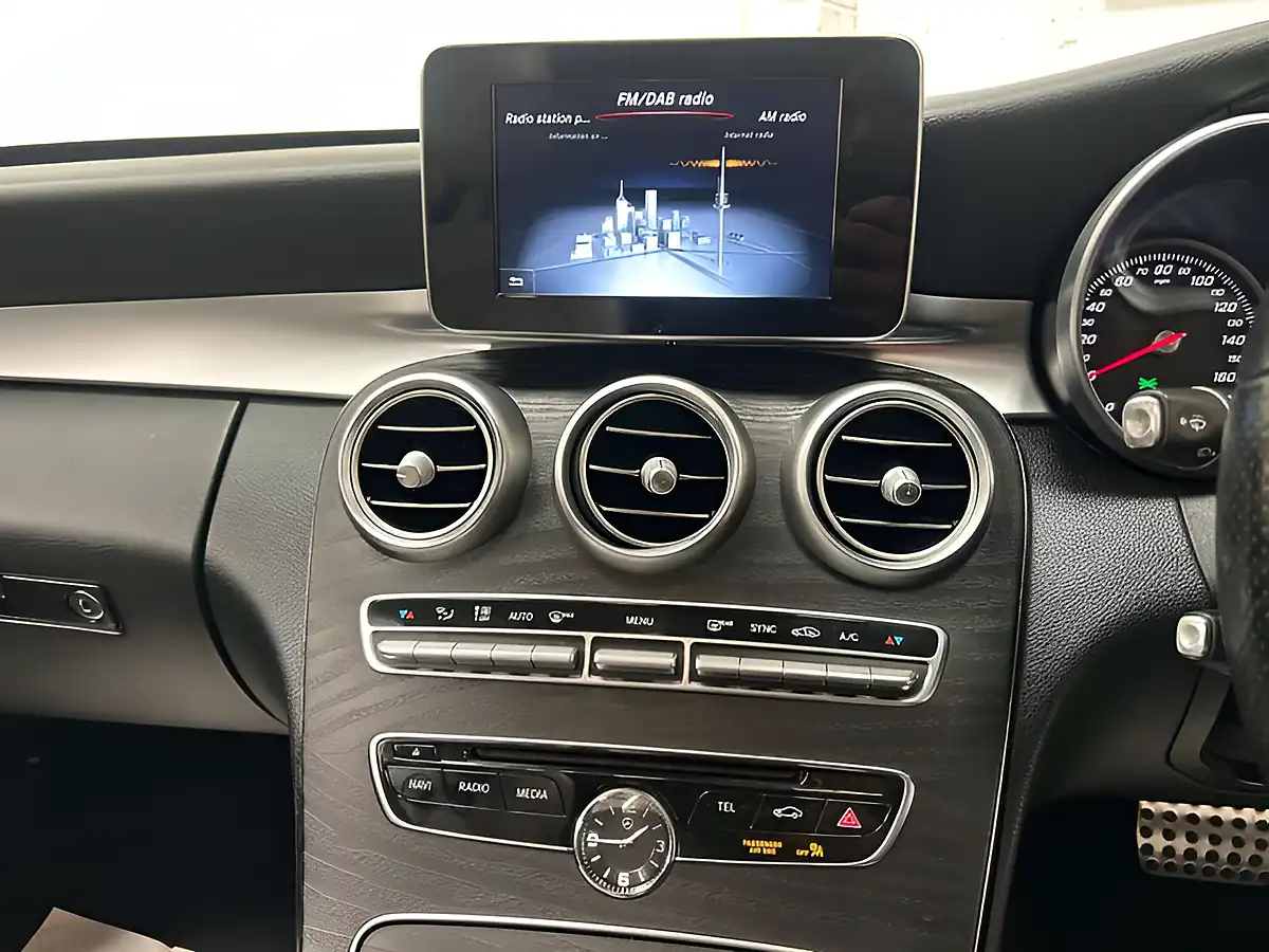 Used 2016 Mercedes-Benz C Class AMG Line Premium Blue - Interior and Exterior details 14