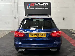Used 2016 Mercedes-Benz C Class AMG Line Premium Blue - Interior and Exterior details 4