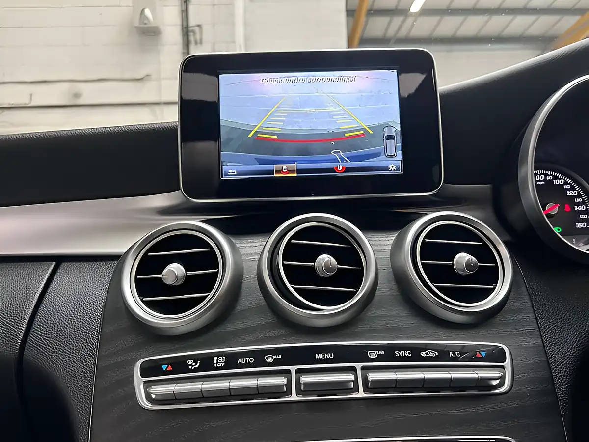 Used 2016 Mercedes-Benz C Class AMG Line Premium Blue - Interior and Exterior details 5