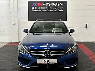 Used 2016 Mercedes-Benz C Class AMG Line Premium Blue - Interior and Exterior details 8
