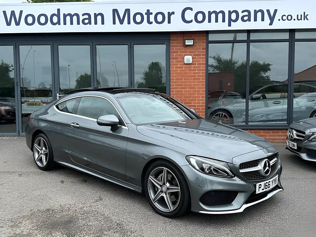 Used 2016 Mercedes-Benz C Class AMG Line (premium) Grey - Front View