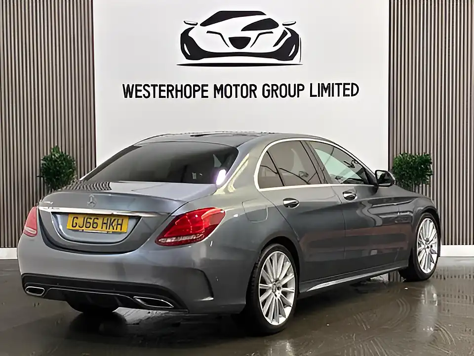 Used 2016 Mercedes-Benz C Class AMG Line (premium) Grey - Interior and Exterior details 4
