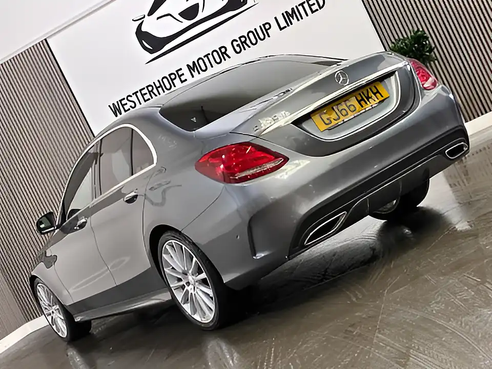 Used 2016 Mercedes-Benz C Class AMG Line (premium) Grey - Interior and Exterior details 7