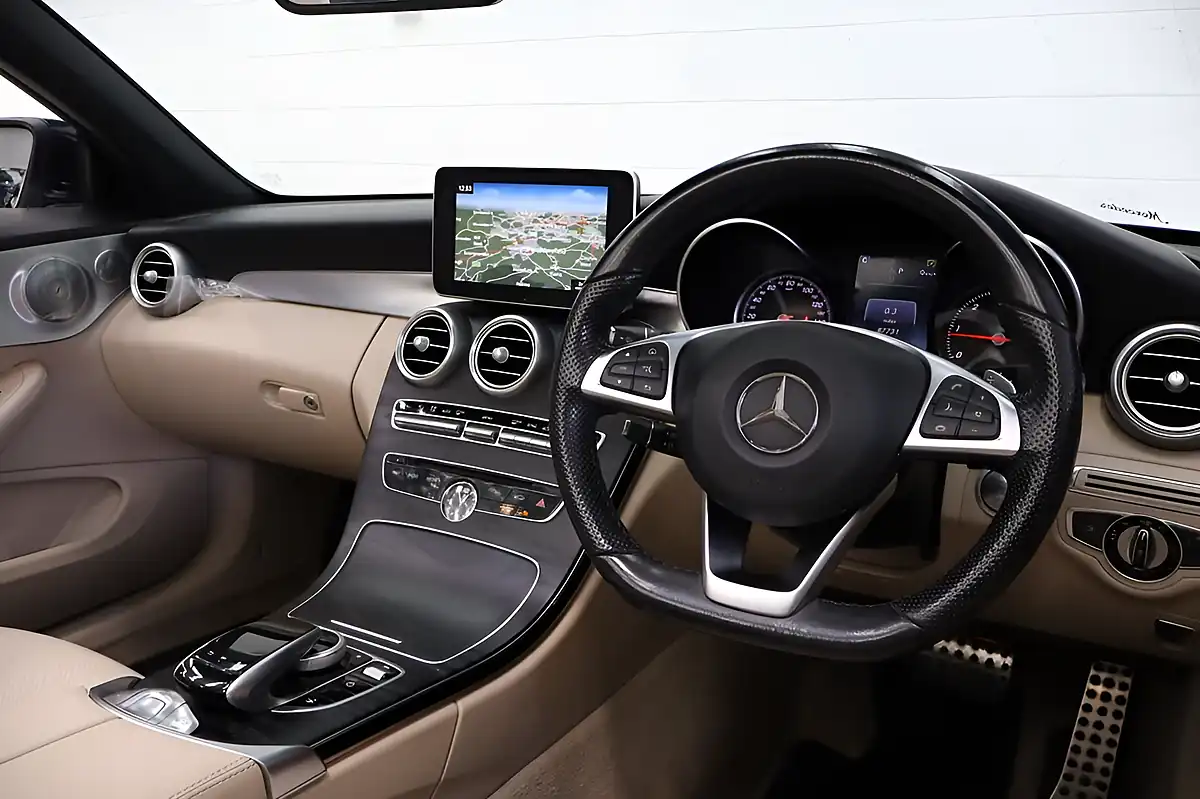 Used 2016 Mercedes-Benz C-Class AMG Line (premium Plus) Blue - Interior and Exterior details 13