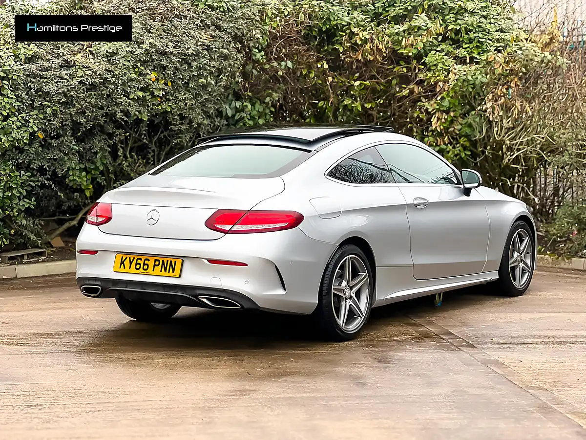 Used 2016 Mercedes-Benz C Class AMG Line (premium Plus) Diamond Silver - Interior and Exterior details 7