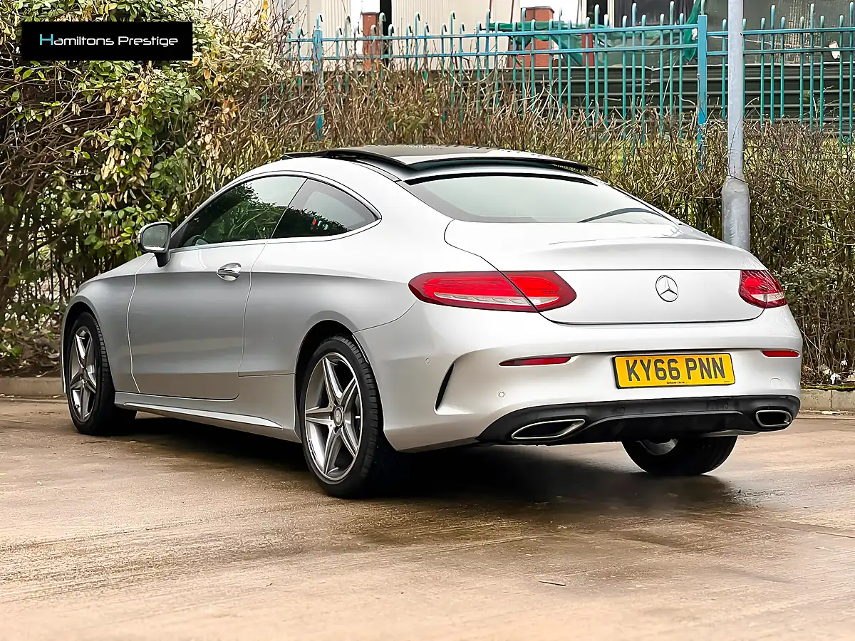 Used 2016 Mercedes-Benz C Class AMG Line (premium Plus) Diamond Silver - Interior and Exterior details 9