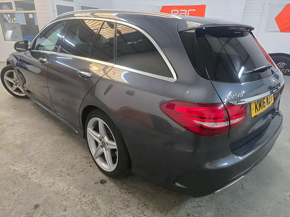 Used 2016 Mercedes-Benz C Class AMG Line Premium Plus Grey - Interior and Exterior details 6