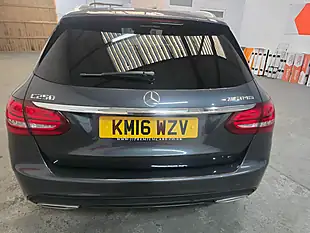 Used 2016 Mercedes-Benz C Class AMG Line Premium Plus Grey - Interior and Exterior details 9