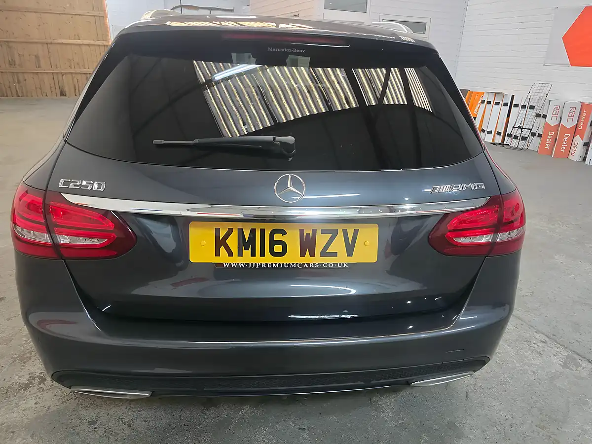 Used 2016 Mercedes-Benz C Class AMG Line Premium Plus Grey - Interior and Exterior details 9