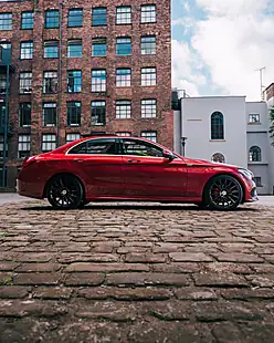 Used 2016 Mercedes-Benz C Class AMG Line (premium Plus) Red - Interior and Exterior details 11