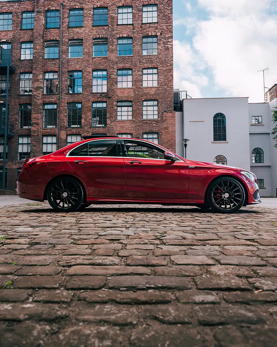 Used 2016 Mercedes-Benz C Class AMG Line (premium Plus) Red - Interior and Exterior details 11