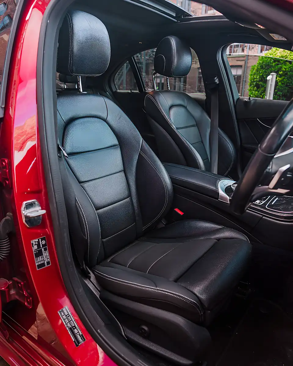 Used 2016 Mercedes-Benz C Class AMG Line (premium Plus) Red - Interior and Exterior details 16