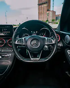 Used 2016 Mercedes-Benz C Class AMG Line (premium Plus) Red - Interior and Exterior details 18
