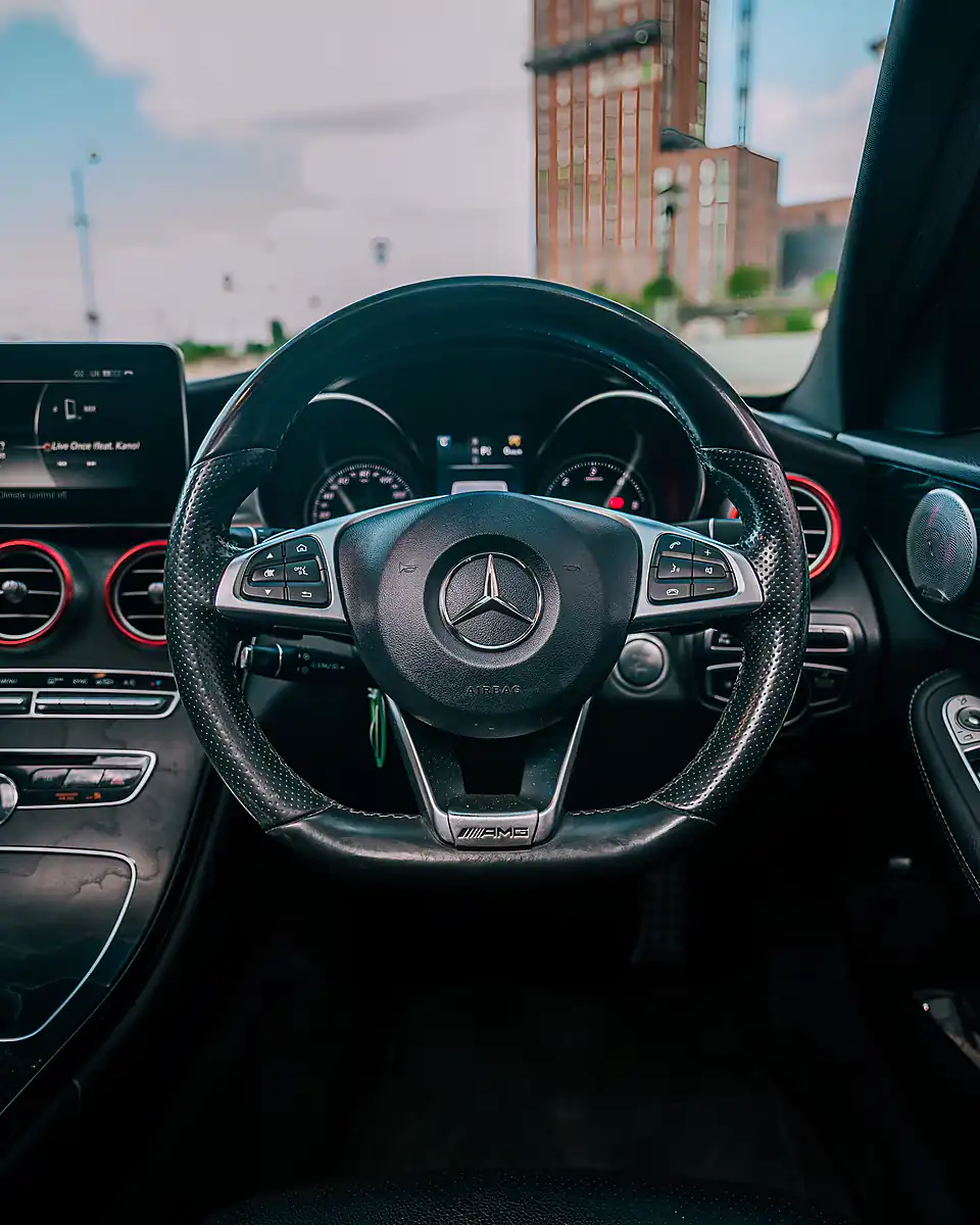Used 2016 Mercedes-Benz C Class AMG Line (premium Plus) Red - Interior and Exterior details 18