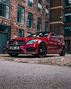 Used 2016 Mercedes-Benz C Class AMG Line (premium Plus) Red - Interior and Exterior details 4