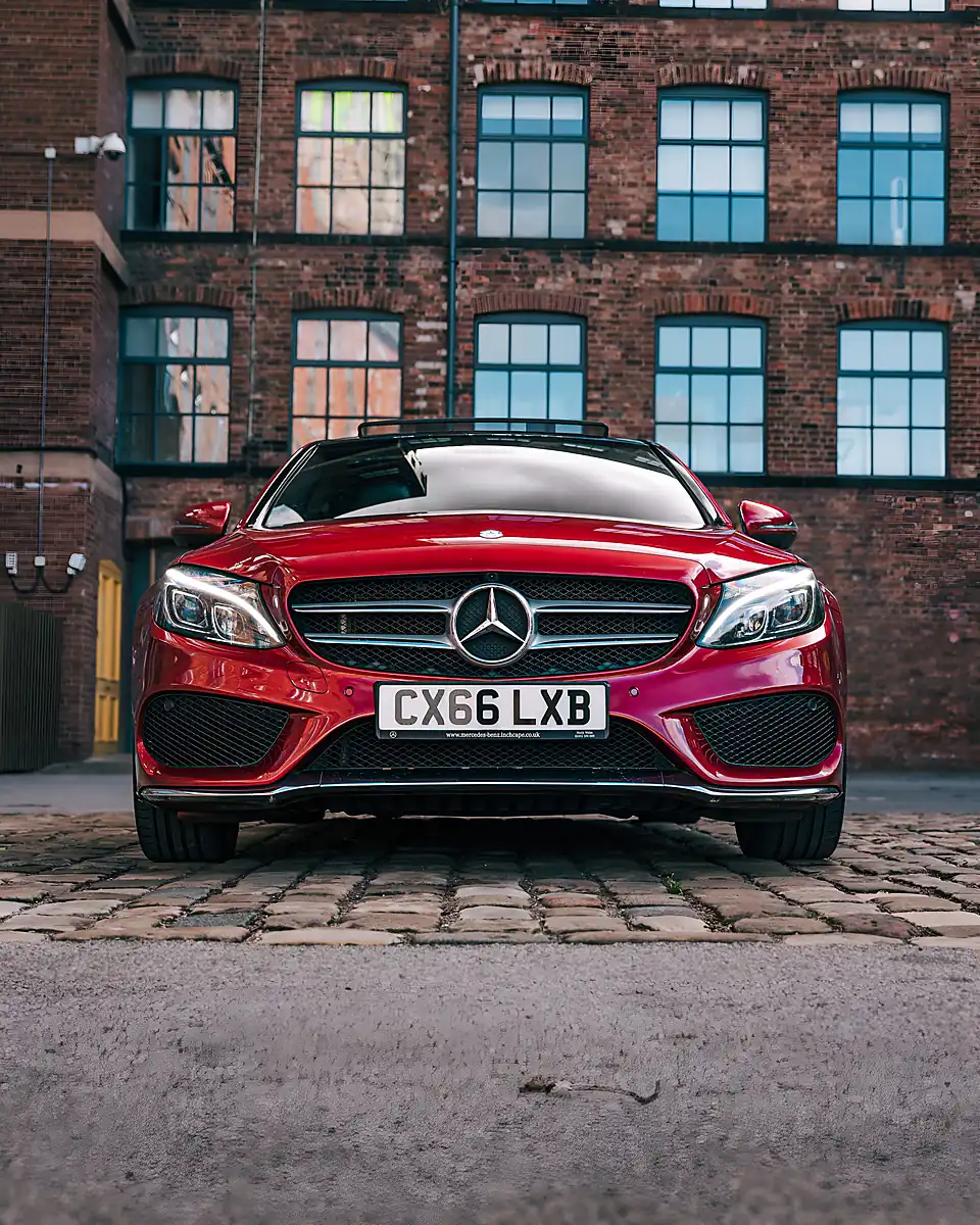 Used 2016 Mercedes-Benz C Class AMG Line (premium Plus) Red - Interior and Exterior details 5