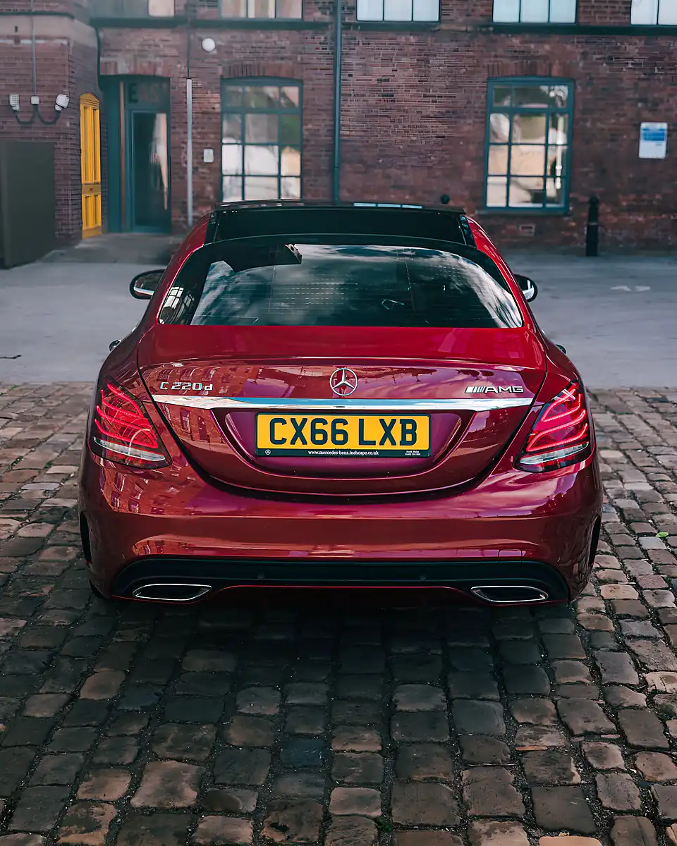 Used 2016 Mercedes-Benz C Class AMG Line (premium Plus) Red - Interior and Exterior details 6