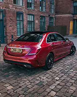 Used 2016 Mercedes-Benz C Class AMG Line (premium Plus) Red - Interior and Exterior details 9
